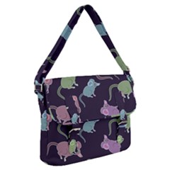 Animals Mouse Cartoon Buckle Messenger Bag by artworkshop