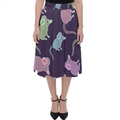 Animals Mouse Cartoon Classic Midi Skirt by artworkshop