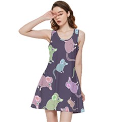 Animals Mouse Cartoon Inside Out Racerback Dress by artworkshop