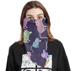 Animals Mouse Cartoon Face Covering Bandana (triangle) by artworkshop