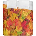 Autumn Background Maple Leaves Duvet Cover Double Side (California King Size) View1