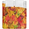 Autumn Background Maple Leaves Duvet Cover Double Side (California King Size) View2