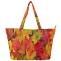 Autumn Background Maple Leaves Full Print Shoulder Bag View1