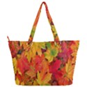 Autumn Background Maple Leaves Full Print Shoulder Bag View2