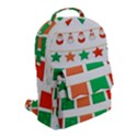 Christmas Bunting Banners Flap Pocket Backpack (Small) View2