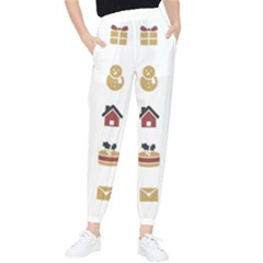 Christmas Symbols Tapered Pants by artworkshop