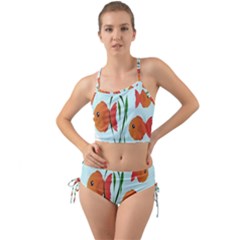 Fishbowl Fish Goldfish Water Mini Tank Bikini Set