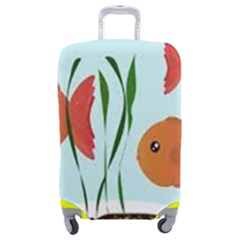 Fishbowl Fish Goldfish Water Luggage Cover (medium)