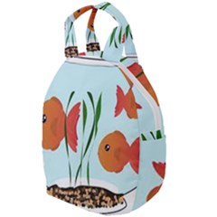 Fishbowl Fish Goldfish Water Travel Backpacks by artworkshop