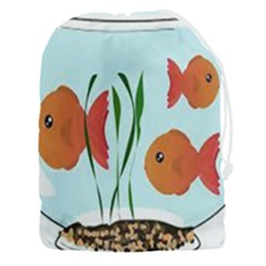 Fishbowl Fish Goldfish Water Drawstring Pouch (3xl) by artworkshop