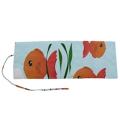 Fishbowl Fish Goldfish Water Roll Up Canvas Pencil Holder (s) by artworkshop