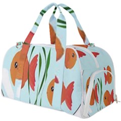 Fishbowl Fish Goldfish Water Burner Gym Duffel Bag by artworkshop