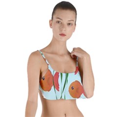 Fishbowl Fish Goldfish Water Layered Top Bikini Top 