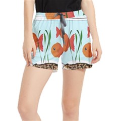 Fishbowl Fish Goldfish Water Women s Runner Shorts by artworkshop