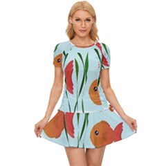 Fishbowl Fish Goldfish Water Women s Sports Wear Set by artworkshop