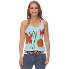 Fishbowl Fish Goldfish Water Basic Halter Top by artworkshop