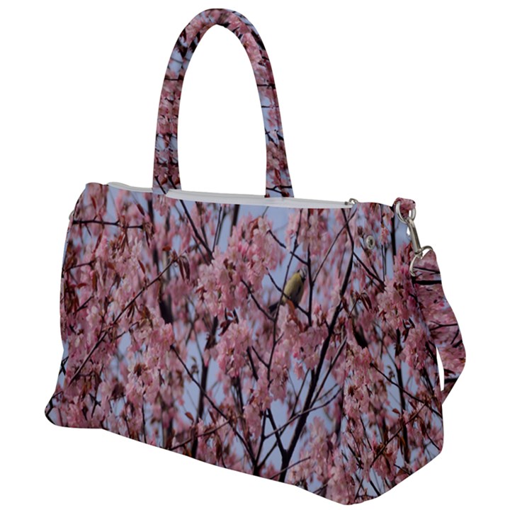 Japanese Sakura Background Duffel Travel Bag