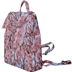 Japanese Sakura Background Buckle Everyday Backpack by artworkshop