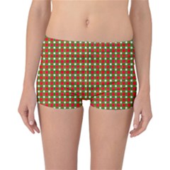 Lumberjack Plaid, Buffalo Plaid, Reversible Boyleg Bikini Bottoms by artworkshop