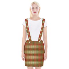 Lumberjack Plaid, Buffalo Plaid, Braces Suspender Skirt by artworkshop