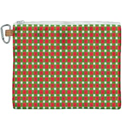 Lumberjack Plaid, Buffalo Plaid, Canvas Cosmetic Bag (xxxl) by artworkshop