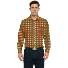 Lumberjack Plaid, Buffalo Plaid, Men s Long Sleeve Pocket Shirt  by artworkshop