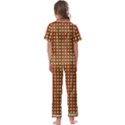 Lumberjack Plaid, Buffalo Plaid, Kids  Satin Short Sleeve Pajamas Set View2