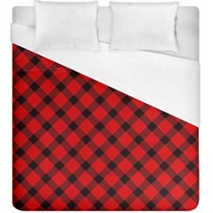 Lumberjack Plaid Duvet Cover (king Size) by artworkshop