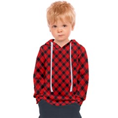 Lumberjack Plaid Kids  Overhead Hoodie by artworkshop