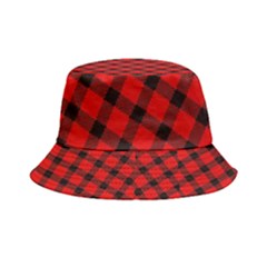 Lumberjack Plaid Inside Out Bucket Hat by artworkshop