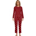 Lumberjack Plaid Womens  Long Sleeve Lightweight Pajamas Set View1