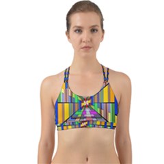 Art Background Abstract Back Web Sports Bra by artworkshop