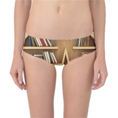 Bookshelf Heart Classic Bikini Bottoms by artworkshop