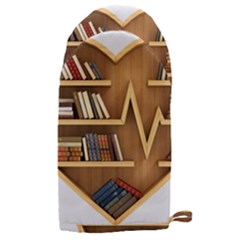 Bookshelf Heart Microwave Oven Glove by artworkshop