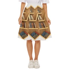 Bookshelf Heart Classic Short Skirt by artworkshop