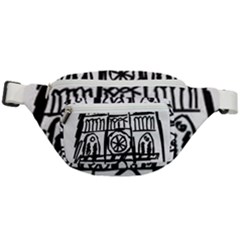 Gold Foil Notre Dame Fanny Pack by artworkshop