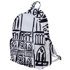 Gold Foil Notre Dame The Plain Backpack by artworkshop