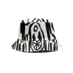 Gold Foil Notre Dame Inside Out Bucket Hat (kids) by artworkshop