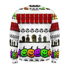 Halloween Borders Trick Men s Sweatshirt by artworkshop