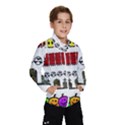 Halloween Borders Trick Kids  Windbreaker View1