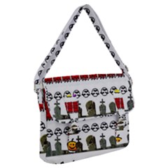 Halloween Borders Trick Buckle Messenger Bag by artworkshop