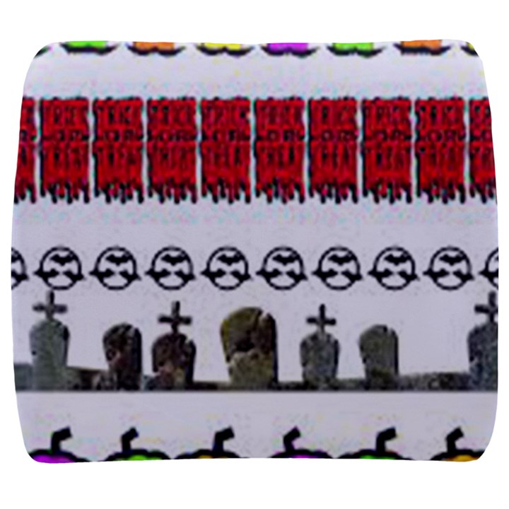 Halloween Borders Trick Back Support Cushion