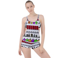 Halloween Borders Trick Boyleg Tankini Set  by artworkshop