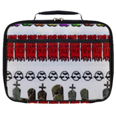 Halloween Borders Trick Full Print Lunch Bag by artworkshop