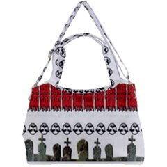 Halloween Borders Trick Double Compartment Shoulder Bag by artworkshop