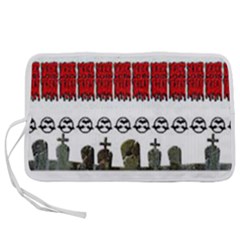 Halloween Borders Trick Pen Storage Case (l) by artworkshop