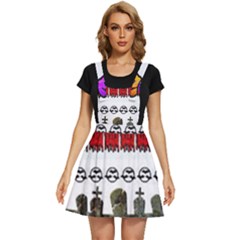 Halloween Borders Trick Apron Dress by artworkshop