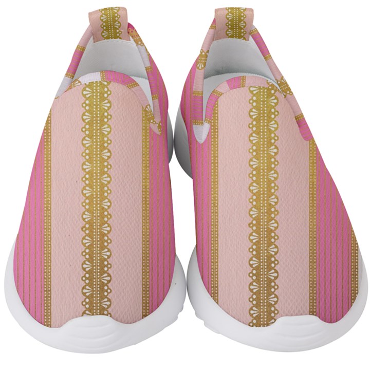 Lace Gold Euclidean Kids  Slip On Sneakers