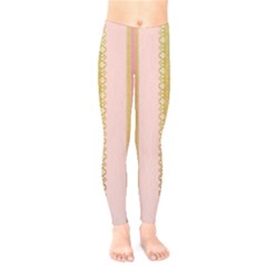 Lace Gold Euclidean Kids  Classic Winter Leggings