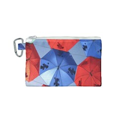 Letters Pattern Folding Umbrellas 2 Canvas Cosmetic Bag (small) by artworkshop